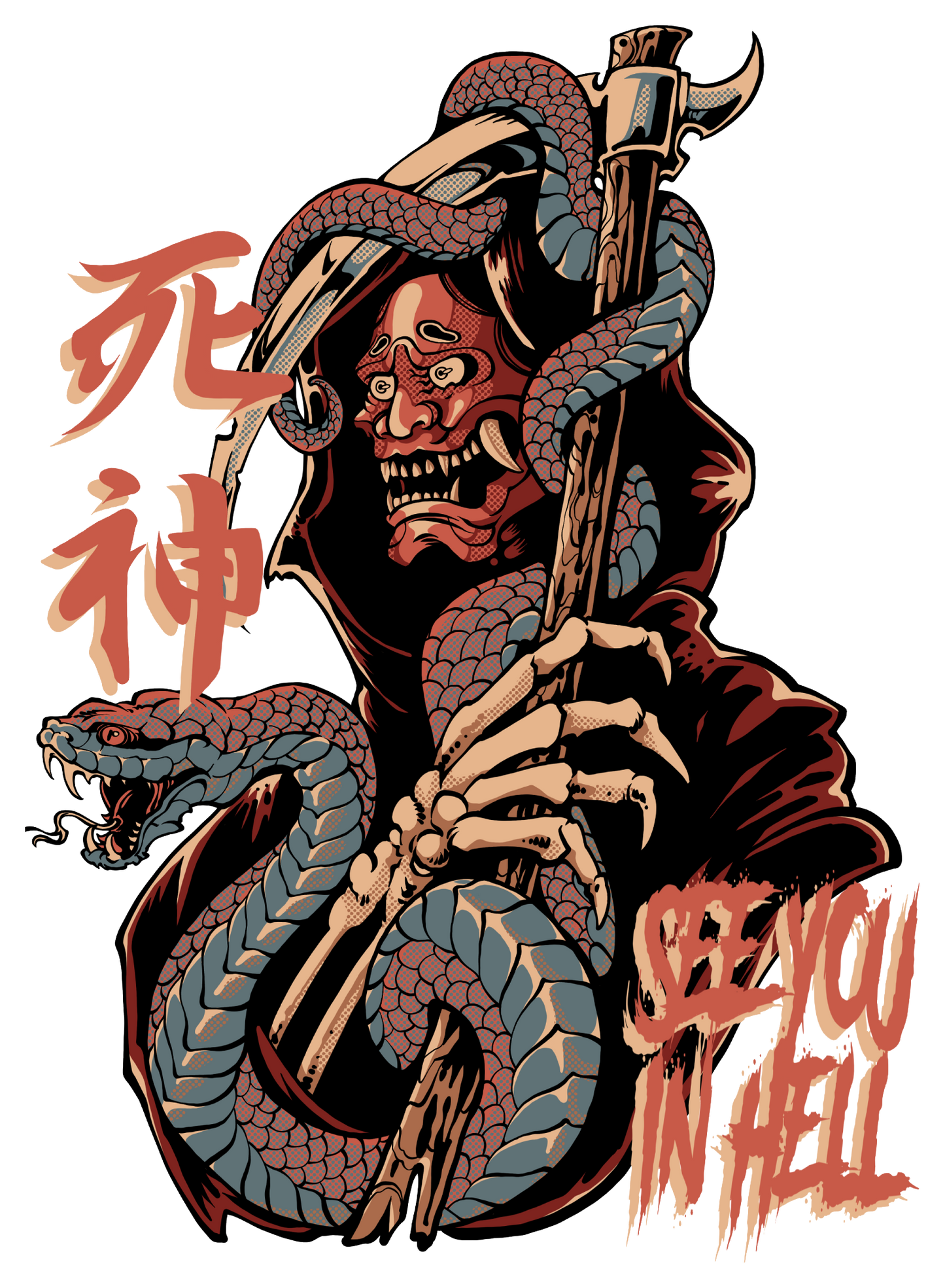 Clear Shinigami Sticker