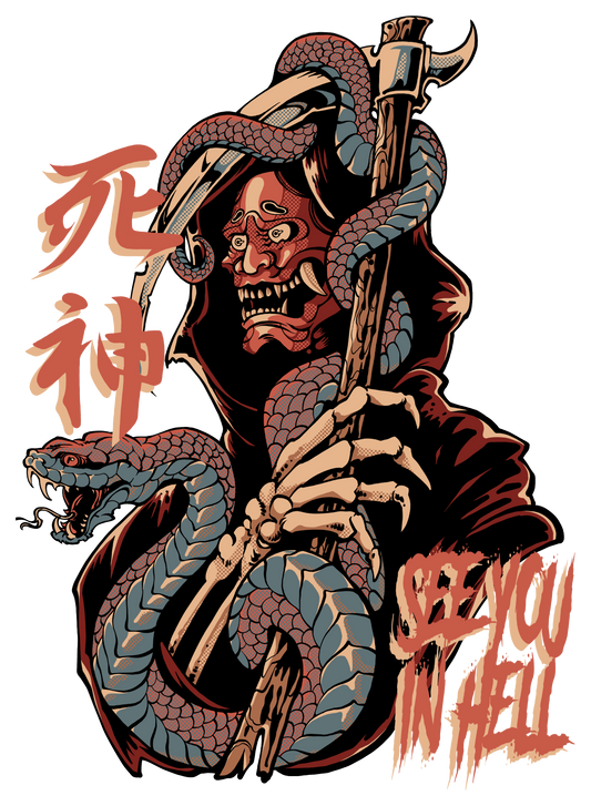 Clear Shinigami Sticker